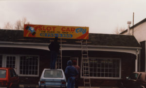 hanging the sign