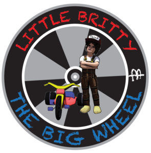 little-britty-and-the-big-wheel-round-logo